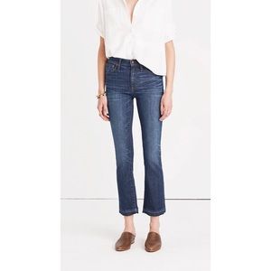 Madewell Cali Demi-Boot Jeans with Raw, Drop-Hem